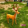 Animal de simulación ciervo sika simulación alce jirafa modelo animal de piel accesorios de decoración para cine y televisión venta al por mayor