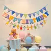 Decoración para Fiesta de Cumpleaños Banderín Feliz Cumpleaños Banderas Decoraciones para Niños y Niñas Banderín Accesorios para Fotos