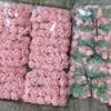 Flor de Rosa de Encaje de 2 cm Flor de Espuma Pe Flor Seca Accesorios para Caja de Dulces de Boda Caja de Regalo Corona de Flores Tejida Enredadera