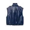 Ropa de Mujer al por Mayor Transfronteriza Conjunto de Chaleco con Efecto Piel + Falda con Efecto Piel Estilo Europeo y Americano