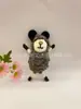 Muñeca Colgante de Fieltro de Lana Hecha a Mano Nepalí Linda Oveja Conejo Llavero Cadena de Bolso Decoración de Bolso Producto Terminado