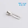 Número de fábrica. 3 Tiradores de Cremallera, Hebilla de Cremallera, Cabezal de Cremallera, Accesorios para Cabezal de Cremallera de Ropa y Equipaje, Aleación de Zinc Electrochapada No. 5 Cabezal de Cremallera
