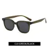 Gafas de Sol Cuadradas Grandes Ultraligeras con Protección Solar UV400, Gafas de Moda con Protección UV, Gafas de Sol Polarizadas Tr