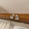 Design de Luxo Leve de Nicho Senso Frio Doce Fresco Amor Zircônia Clipe de Orelha Sem Furos na Orelha Clipe de Orelha Personalizado Acessórios de Orelha Tendência