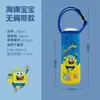 Funda aislante universal para taza al por mayor en stock, funda cruzada de neopreno portátil con dibujos animados para tazas de niños, linda funda para taza