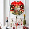Nuevo corona de Navidad de 30 cm para colgar en la puerta Decoraciones de ratán navideño Anillo de ratán navideño 40cm50cm60cm