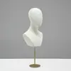 Suporte de Exibição de Cabeça de Manequim Feminina para Chapéus, Lenços, Espuma, Fixável com Alfinetes, Vitrine, Acessórios, Fotografia, Cabeça com Base
