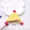 Mini Accesorios de Gorro Tejido Hecho a Mano, Accesorios de Gorro de Dibujos Animados para la Cabeza, Accesorios de Lana, Estilo Lindo
