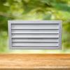 Fábrica atacado ar condicionado central auto-pendurado Louver saída de liga de alumínio exaustão Louver superfície decorativa auto-pendurada Louver
