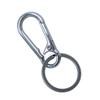 Llavero colgante de cintura para hombre y mujer, totalmente de metal, para parejas, antipérdida, personalidad simple y alta.
