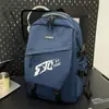 Mochila de moda estilo japonés para trabajo ligero con diseño de letras geniales para estudiantes, adecuada para la escuela, vacaciones y viajes cortos