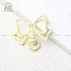 Llavero de Moño Pintado de Colores Broche de Resorte Clip para Perro Accesorios DIY Colgante Cadena para Teléfono Clip para Bolsa Regalo de Graduación