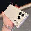 Adecuado para Funda de Teléfono Móvil Apple 16Promax Magnética Cuadrada de Cuatro Esquinas Anticaída Iphone15/14 Lente Todo Incluido 13