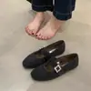 Sapatos de pelúcia para calçar em um passo só, calçados femininos para uso externo 2026, sapatos de inverno femininos, sapatos femininos, estilo coreano, sapatos Mary Jane, sapatos de dirigir forrados com fleece, sapatilhas