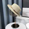 Chapéu de Palha para Mulheres, Chapéu de Praia de Verão, Aba Larga, Chapéu de Palha com Proteção Solar, Anti-UV, Chapéu Estilo Francês, Feito à Mão