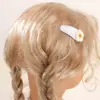 Acessórios de Cabelo Infantis Mais Vendidos na Amazon Presilhas de Cabelo Girassol Cores Doces Versátil para o Dia a Dia Presilhas BB de Tecido Gota d'Água 4139