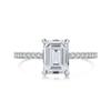 Anillo para Mujer de Plata Esterlina s925 Vintage Francés Nicho Moda de Lujo Ligero Versátil Apilable Anillo de Propuesta con Diamante de Alto Carbono