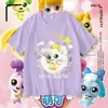 Adorable y Linda Camiseta de Manga Corta para Niñas, Top de Algodón Puro con Dibujos Animados Lindos de Starlight, Camiseta Básica Casual de Verano para Niñas Pequeñas