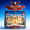 Novo produto: Enfeite do 250º Aniversário dos EUA, Decoração de Natal comemorativa do 250º Aniversário Americano