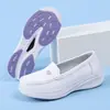 Nuevos Zapatos de Enfermera con Placa de Carbono para Mujer, de Verano, Planos, Suela Suave, Huecos, Transpirables, No Cansan, Antideslizantes, Cómodos Zapatos de Trabajo Médico