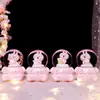 Calcetín de Navidad de producto nuevo transfronterizo, mini bola de agua, adorno de bola de cristal brillante para regalo de Navidad
