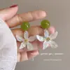 Pendientes de Vacaciones en la Playa Listos para Fotos Estilo Nuevo 2026, Accesorios de Tachuela Vintage para Adelgazar la Cara en Verano, Joyería de Oreja de Nicho de Alta Gama