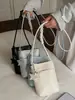 Bolsa Pequena Texturizada Lisa Estilosa para Mulheres Verão 2026 Nova Simples Casual Bolsa para Celular Moda Coreana Bolsa Transversal