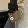 Bolsa tote de alta qualidade e grande capacidade 2026 nova moda padrão trançado bolsa de ombro para o dia a dia bolsa de mão grande feminina