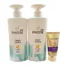 Conjunto de Shampoo e Condicionador Pan Ting Dew Emulsão de Seda Reparação Frizz Seco 1040g Conjunto para Meninos e Meninas