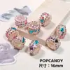 Coleção de Materiais DIY Artesanais de Alta Resistência com Strass Pintados à Mão, Acessórios para Joias, Contas Soltas, Correntes de Celular com Contas, Pingentes de Contas e Designs de Contas em Contas