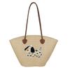 Bolso de Paja para Mujer de Gran Capacidad 2025 Nuevo Vacaciones Playa Bolso de Paja Tejido Bolso Balde para Viaje Bolso Tote Cesta de Verduras
