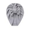 Gorro infantil con lazo atado a mano, estilo gofre transfronterizo, gorro para bebé, gorro indio burdeos, accesorios para el cabello para niños