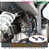 Tornillos de aleación de titanio para motocicleta Zxjc Zhang Xue 500 Rr, Tornillos modificados, Titanio quemado dorado, Negro caramelo