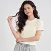Camiseta de manga raglán con cuello alto estilo americano para mujer, 220g, bloques de color, fruncida, ajustada, que ciñe la cintura, corte slim, moda de verano transfronteriza para mujer