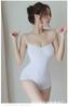 Oshilin Sexy Intimates Macacão Roupa de Banho Deku Água Sexy Fino Transparente Seda Leite Macacão de Suspensório Roupa de Banho