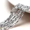 Nuevos accesorios de joyería DIY Cuentas sueltas de cristal cuentas de vidrio 4 * 10MM agujero recto cuentas de gota de agua pendientes galvanizados al por mayor