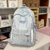 Set de Mochila Escolar de Tres Piezas Estilo Ins Nuevo Estilo Transfronterizo, Alto Valor, Gran Capacidad, Mochila de Nailon Reductora de Peso para Estudiantes de Secundaria y Preparatoria