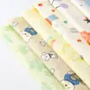 Tela de franela estampada 100% algodón 150g Tejido de franela estampada cepillada para ropa de casa y pijamas de bebé y niños
