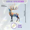 Adornos Colgantes Creativos Sol Pequeño Decoración para el Hogar Atrapador de Animales Plano Amazon Colgantes Decorativos Acrílico Varios Diseños de Osos