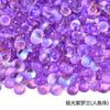 Vidrio Teñido Cristal Diamante Plano Redondo Pegatina Diamante Liso Uñas Arte Perlas Perlas Pez Humano Joyería DIY Taladro de Uñas