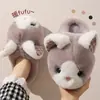 Lindas Pantuflas de Algodón para Mujer 2026 Nuevas Otoño/Invierno para Interiores Hogar Felpa Cálidas Lindas Pantuflas de Algodón para el Hogar para Damas