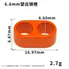 Hebilla ajustable de doble agujero de 5-10 mm, herraje para cordón de teléfono de aleación de zinc, tope de cordón, telescopio metálico de dos vías