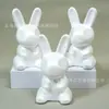 Embriones de espuma creativos para modelo DIY hecho a mano flor eterna unicornio conejo oso violento oso rosa material de embrión