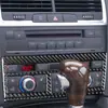 Adecuado para Audi Q7 2007-2015 panel de control de aire acondicionado fibra de carbono decoración de modificación de interior de coche accesorios