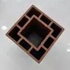 Tiras de madera-plástico macizo para uso en exteriores, tiras para bancos de parque, paneles de pared de madera-plástico, vallas de madera coextruidas, tubos cuadrados, jardineras, paneles delgados