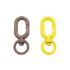 7019 # Hebilla de figura de ocho pintada de aleación de alta calidad, hebilla de calabaza, hebilla de resorte, hebilla colgante para bolsa de equipaje, accesorios de cadena para teléfono móvil al por mayor