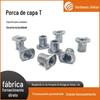 Porca T personalizada para atacado Porca T de aço inoxidável soldada Fixador não padrão Porca redonda de aço carbono