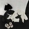 Suéter Moderno y Genial para Niños Otoño e Invierno Nuevo Estilo Coreano Bebé Elegante Borla Tejido Protector Ropa de Bebé de Moda