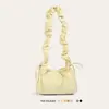 Bolsa de ombro de moda para o outono de 2026, para o trabalho, transfronteiriça, para mulheres, versátil, leve, bolsa casual de lona com cordão