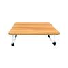 Mesa Pequena Dobrável Cama Mesa de Escritório Mesa para Laptop Mesa de Dormitório Mesa de Quarto Varanda Madeira Maciça